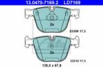 ATE set placute frana, frana disc ATE Ceramic 13.0470-7169.2 (13.0470-7169.2)