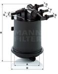 Mann-filter filtru combustibil MANN-FILTER WK 939/1 - automobilus