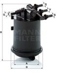 Mann-filter filtru combustibil MANN-FILTER WK 939/1 (WK 939/1) - automobilus
