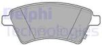 DELPHI set placute frana, frana disc DELPHI LP1966 (LP1966)