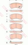 TRW set placute frana, frana disc TRW COTEC GDB3501 (GDB3501)