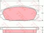 TRW set placute frana, frana disc TRW GDB745 (GDB745) - automobilus