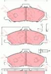TRW set placute frana, frana disc TRW COTEC GDB3353 (GDB3353)