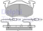 DELPHI set placute frana, frana disc DELPHI LP491 (LP491)