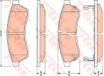 TRW set placute frana, frana disc TRW GDB4172 (GDB4172) - automobilus