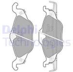 DELPHI set placute frana, frana disc DELPHI LP1673 - automobilus