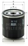 Mann-filter Filtru ulei MANN-FILTER W 712 (W 712) - automobilus