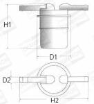 CHAMPION filtru combustibil CHAMPION L103/606