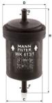 Mann-filter filtru combustibil MANN-FILTER WK 613/1 (WK 613/1) - automobilus