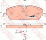 TRW set placute frana, frana disc TRW COTEC GDB1631 (GDB1631)