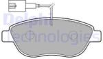 DELPHI set placute frana, frana disc DELPHI LP1721 (LP1721)