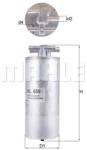 MAHLE filtru combustibil MAHLE KL 659 (KL 659) - automobilus