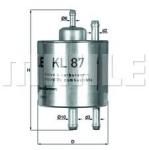MAHLE filtru combustibil MAHLE KL 87 - automobilus