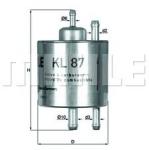 MAHLE filtru combustibil MAHLE KL 87 (KL 87) - automobilus