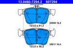 ATE set placute frana, frana disc ATE 13.0460-7294.2 (13.0460-7294.2)