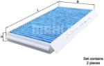 MAHLE Filtru, aer habitaclu MAHLE CareMetix® LAO 173/S (LAO 173/S)