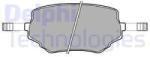 DELPHI set placute frana, frana disc DELPHI LP1015 (LP1015)