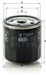 Mann-filter Filtru ulei MANN-FILTER W 712/41 (W 712/41) - automobilus