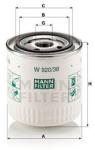 Mann-filter Filtru ulei MANN-FILTER W 920/38 (W 920/38) - automobilus