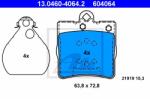 ATE set placute frana, frana disc ATE 13.0460-4064.2 (13.0460-4064.2)