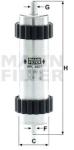 Mann-filter filtru combustibil MANN-FILTER WK 6037 (WK 6037) - automobilus
