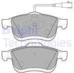 DELPHI set placute frana, frana disc DELPHI LP2168 (LP2168)