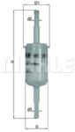MAHLE filtru combustibil MAHLE KL 15 OF (KL 15 OF) - automobilus