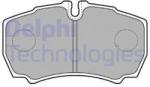 DELPHI set placute frana, frana disc DELPHI LP1826 (LP1826)