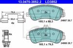 ATE set placute frana, frana disc ATE Ceramic 13.0470-3852.2 (13.0470-3852.2)