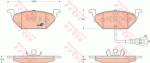 TRW set placute frana, frana disc TRW COTEC GDB1658 (GDB1658)