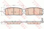 TRW set placute frana, frana disc TRW GDB3566 (GDB3566) - automobilus