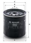 Mann-filter Filtru ulei MANN-FILTER W 920/82 (W 920/82) - automobilus