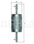 MAHLE filtru combustibil MAHLE KL 181 - automobilus