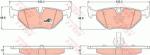 TRW set placute frana, frana disc TRW COTEC GDB1344 (GDB1344)