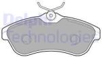 DELPHI set placute frana, frana disc DELPHI LP1715 (LP1715)