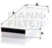 Mann-filter Filtru, aer habitaclu MANN-FILTER CU 3023-2 (CU 3023-2)