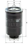 Mann-filter filtru combustibil MANN-FILTER WK 940/6 x (WK 940/6 x) - automobilus