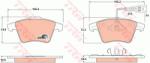 TRW set placute frana, frana disc TRW COTEC GDB1651 (GDB1651)