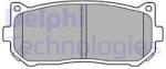 DELPHI set placute frana, frana disc DELPHI LP1528 (LP1528)