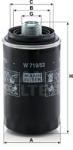 Mann-filter Filtru ulei MANN-FILTER W 719/53 (W 719/53) - automobilus