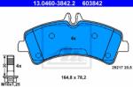 ATE set placute frana, frana disc ATE 13.0460-3842.2 (13.0460-3842.2)
