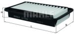 MAHLE Filtru aer MAHLE LX 3282 (LX 3282) - automobilus