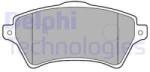 DELPHI set placute frana, frana disc DELPHI LP1652 (LP1652)