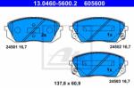 ATE set placute frana, frana disc ATE 13.0460-5600.2 - automobilus