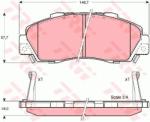TRW set placute frana, frana disc TRW COTEC GDB3177 (GDB3177)
