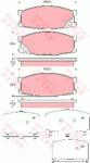 TRW set placute frana, frana disc TRW GDB3423 (GDB3423) - automobilus