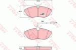TRW set placute frana, frana disc TRW COTEC GDB1425 (GDB1425)