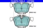 ATE set placute frana, frana disc ATE Ceramic 13.0470-7304.2 (13.0470-7304.2)
