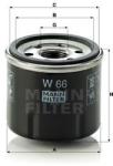 Mann-filter Filtru ulei MANN-FILTER W 66 (W 66) - automobilus