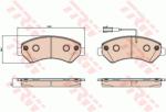 TRW set placute frana, frana disc TRW GDB2069 - automobilus